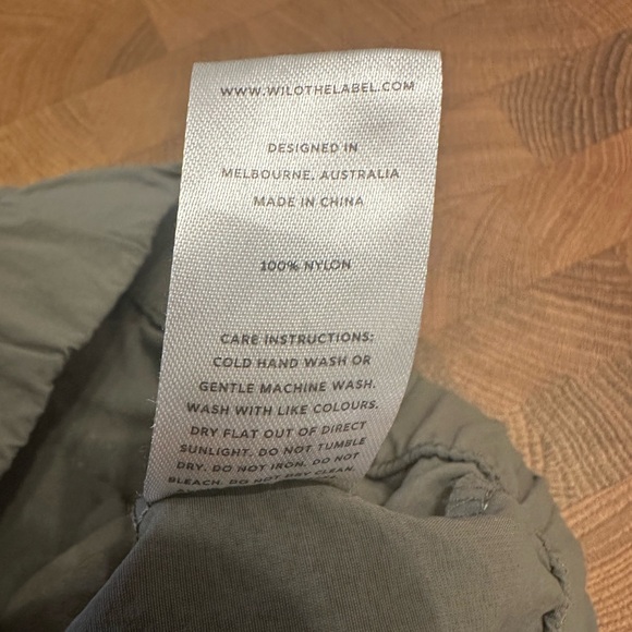 Wilo The Label Women’s Parachute Cargo Pants Gorpcore Size Large Baggy Pockets - Picture 9 of 10